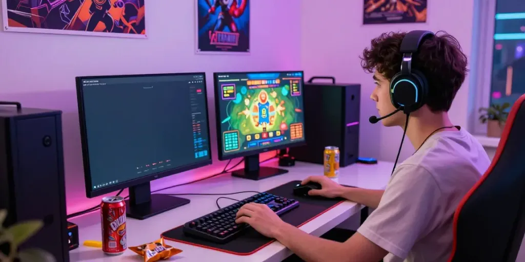 Penggemar dewitogel link bermain game lotere online di rumah dengan suasana nyaman.