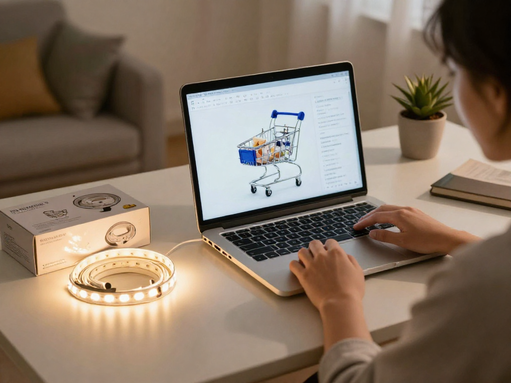 Oferte de benzi led pentru iluminat interior și exterior pe platforma de e-commerce, produse verificate.