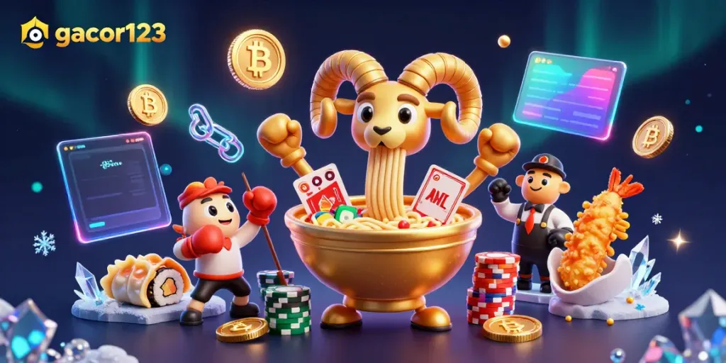 Engage with gacor123 as the colorful characters celebrate wins at an exciting casino!