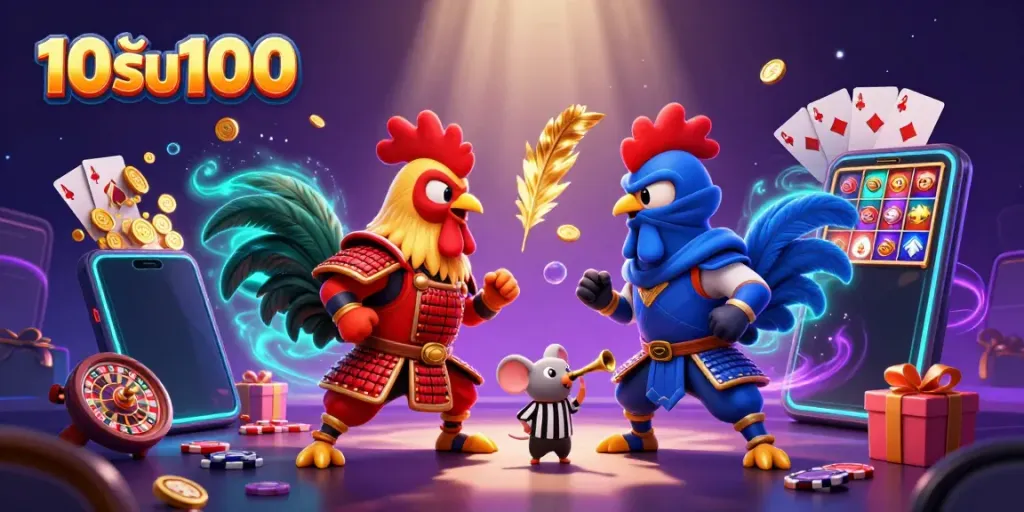 เล่นพนันกับ 10รับ100 ด้วยเกมที่หลากหลายและการให้เครดิตสูงสุด