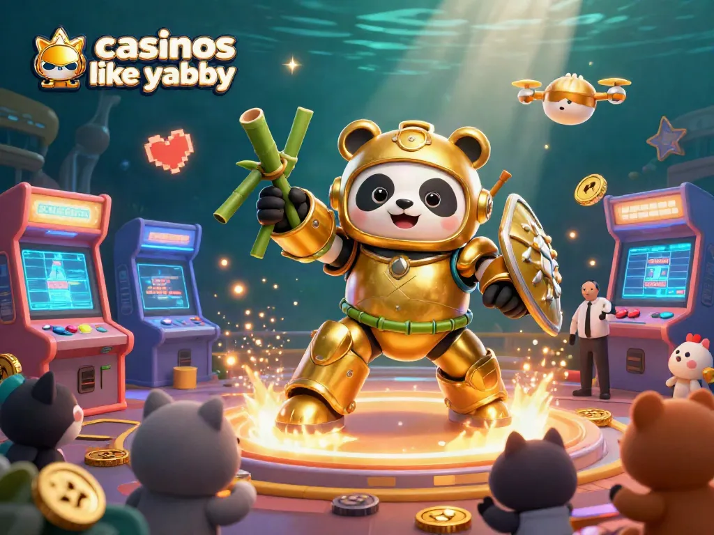 Experience thrilling action at casinos like yabby with robotic battles and vibrant gaming elements.