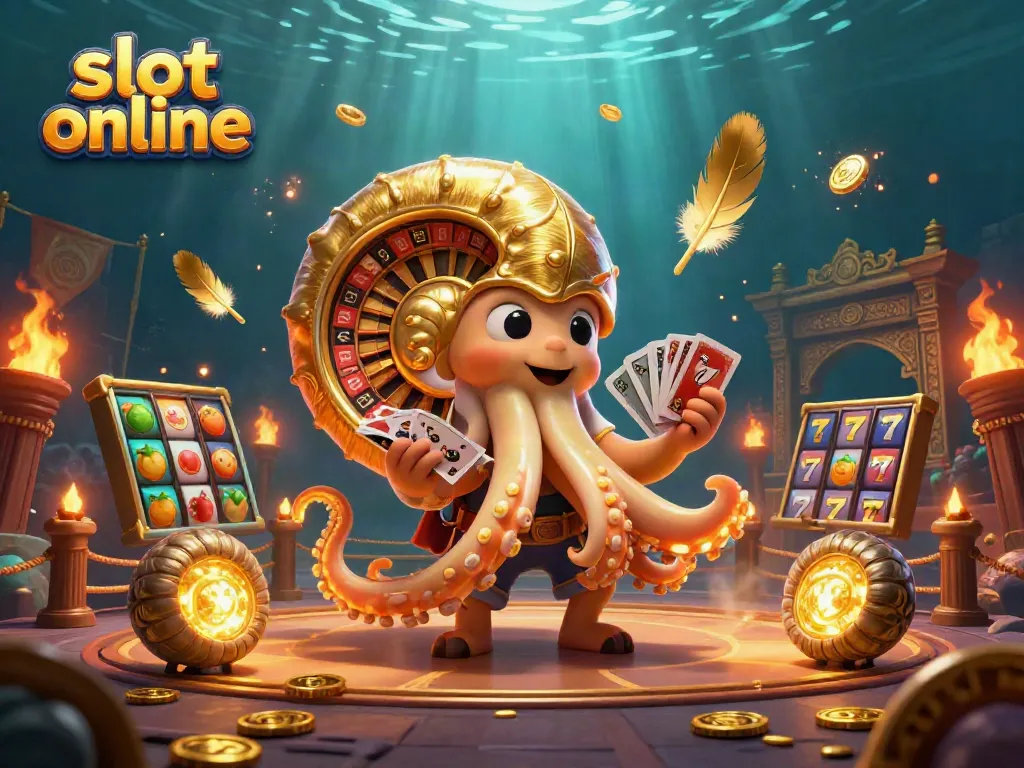 Experience thrilling slot online action with a 3D nautilus roulette and glowing ammonites.