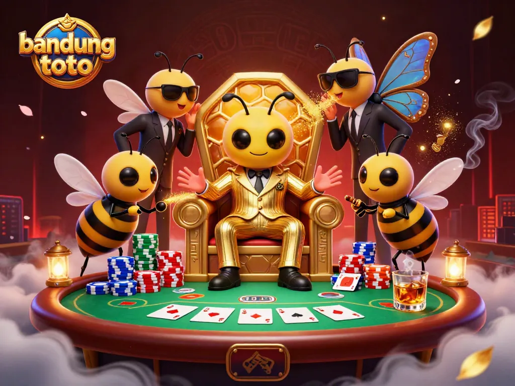 Experience the thrill of bandung toto with a vibrant casino scene, featuring a mob boss and games.