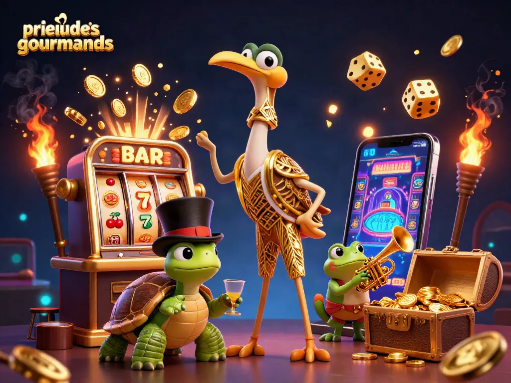 Experience thrilling slots at prieuredesgourmands with vibrant colors, coins, and exciting gameplay.