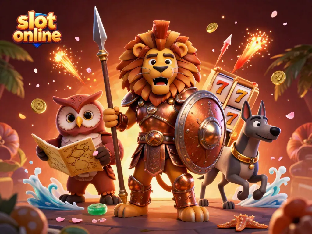Engage with the best slot online games amid festive visuals and dynamic characters.