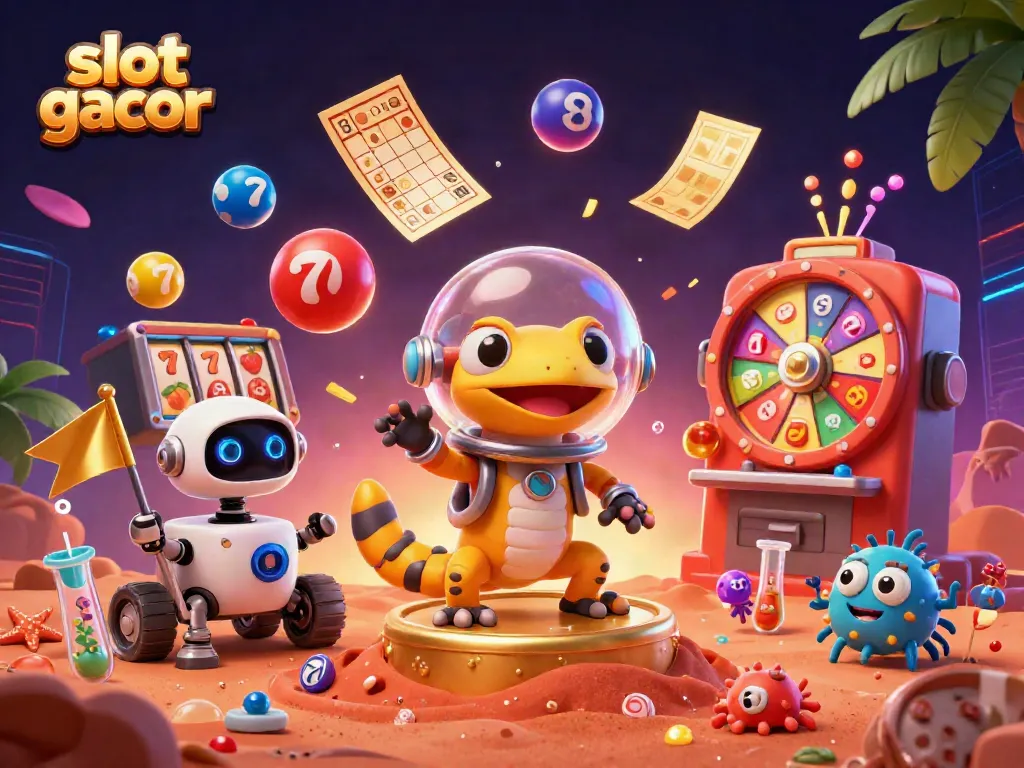 Engage with slot gacor at a Martian casino adventure featuring exciting dynamic game elements.