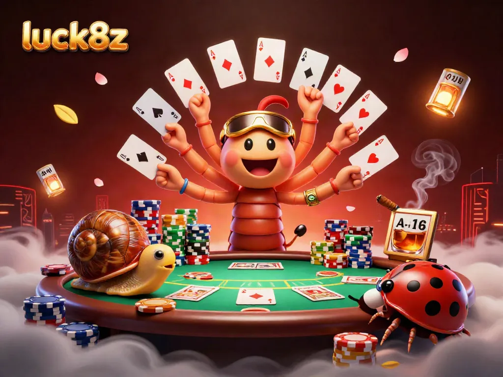 Experience thrill at luck8z casino with a colorful gaming scene showcasing excitement and strategy.
