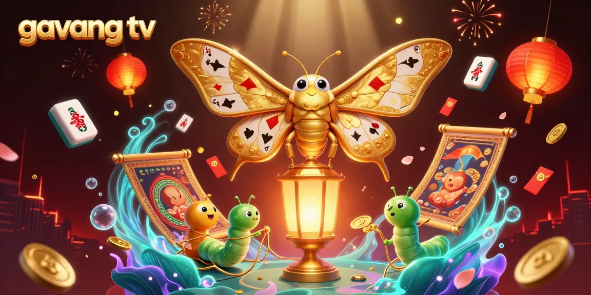 Bet on exciting games with Gavang TV's captivating casino-themed scene full of rich visuals.