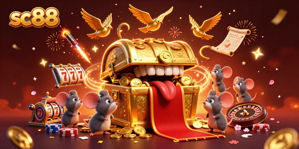 Engage with sc 88's thrilling treasure chest lure while enjoying exciting slot reels and poker elements.